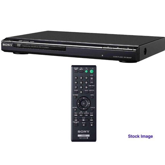 Sony DVP-SR200P DVD/CD Player with Remote and 6 ft AV RCA Connector Cable - Picture 9 of 9